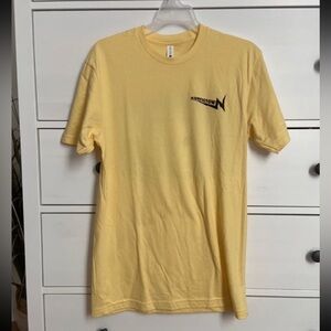 Kurtis Conner Youtuber Merch Broken TV Tee Shirt Yellow Size Small